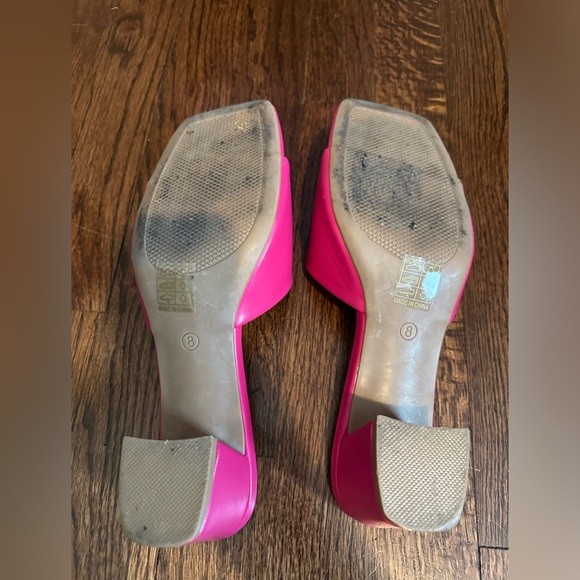 Pink Open Toe Mules - Picture 10 of 11